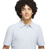 adidas Mens Ultimate365 Tour Twistknit Golf Polo, Light Blue