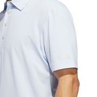 adidas Mens Ultimate365 Tour Twistknit Golf Polo, Light Blue