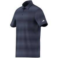 adidas Mens Ultimate365 Mesh Climacool Stripe Golf Polo, Navy