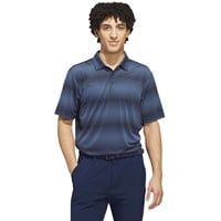 adidas Mens Ultimate365 Mesh Climacool Stripe Golf Polo, Navy