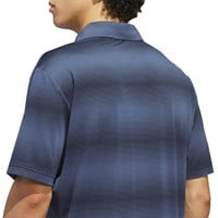 adidas Mens Ultimate365 Mesh Climacool Stripe Golf Polo, Navy