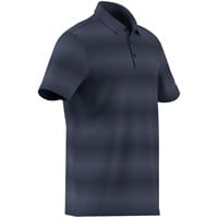 adidas Mens Ultimate365 Mesh Climacool Stripe Golf Polo, Navy