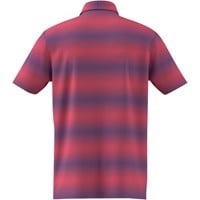 adidas Mens Ultimate365 Mesh Climacool Stripe Golf Polo, Pink