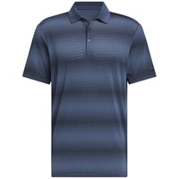 adidas Mens Ultimate365 Mesh Climacool Stripe Golf Polo, Navy
