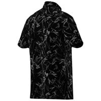 adidas Mens Ultimate365 Mesh Climacool Printed Golf Polo, Black