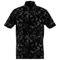 adidas Mens Ultimate365 Mesh Climacool Printed Golf Polo, Black