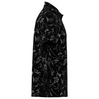 adidas Mens Ultimate365 Mesh Climacool Printed Golf Polo, Black