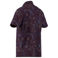 adidas Mens Ultimate365 Mesh Climacool Printed Golf Polo, Maroon