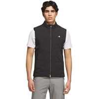 adidas Mens Ultimate365+ Course Control Quilted Golf Vest, Black