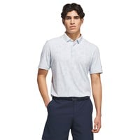 adidas Men's Ultimate365+ Climacool Butterspun Mighty Blossom Printed Golf Polo, Light Blue