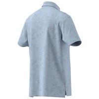 adidas Men's Ultimate365+ Climacool Butterspun Mighty Blossom Printed Golf Polo, Light Blue