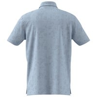 adidas Men's Ultimate365+ Climacool Butterspun Mighty Blossom Printed Golf Polo, Light Blue