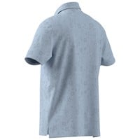 adidas Men's Ultimate365+ Climacool Butterspun Mighty Blossom Printed Golf Polo, Light Blue