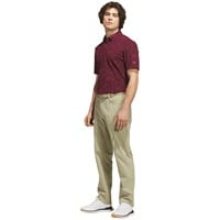 adidas Men's Ultimate365+ Climacool Butterspun Mighty Blossom Printed Golf Polo, Maroon