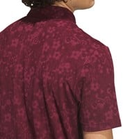 adidas Men's Ultimate365+ Climacool Butterspun Mighty Blossom Printed Golf Polo, Maroon