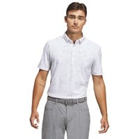 adidas Men's Ultimate365+ Climacool Butterspun Mighty Blossom Printed Golf Polo, White