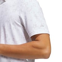 adidas Men's Ultimate365+ Climacool Butterspun Mighty Blossom Printed Golf Polo, White