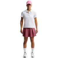 NIKE Women's Dri-Fit Victory Printed Golf Polo, White