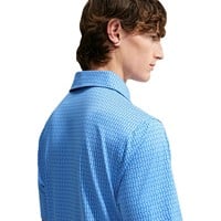 NIKE Men's Dri-Fit Velocity Printed Golf Polo, Blue