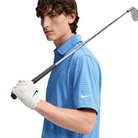 NIKE Men's Dri-Fit Velocity Printed Golf Polo, Blue