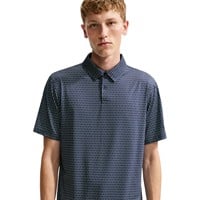 NIKE Men's Dri-Fit Velocity Printed Golf Polo, Navy