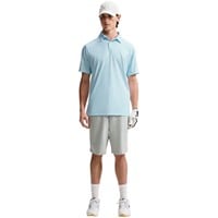 NIKE Mens Dri-Fit Velocity Printed Golf Polo, White