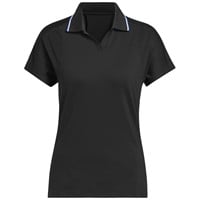 adidas Womens Ultimate365 Club Climacool Golf Polo, Black