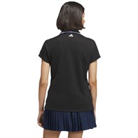 adidas Womens Ultimate365 Club Climacool Golf Polo, Black
