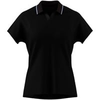 adidas Womens Ultimate365 Club Climacool Golf Polo, Black