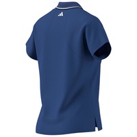 adidas Womens Ultimate365 Club Climacool Golf Polo, Dark Blue
