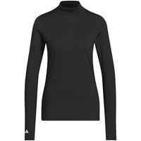 adidas Womens Ultimate365+ Climawarm Golf Mock, Black