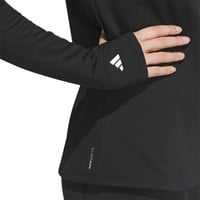 adidas Womens Ultimate365+ Climawarm Golf Mock, Black