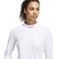 adidas Womens Ultimate365+ Climawarm Golf Mock, White
