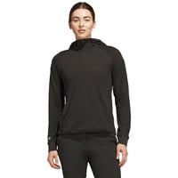 adidas Womens Ultimate365+ Course Control Hybrid 1/4 Zip Pullover, Black