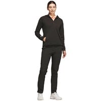 adidas Womens Ultimate365+ Course Control Hybrid 1/4 Zip Pullover, Black