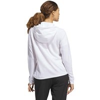 adidas Womens Ultimate365+ Course Control Hybrid 1/4 Zip Pullover, White