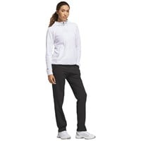adidas Womens Ultimate365+ Course Control Hybrid 1/4 Zip Pullover, White