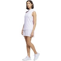 adidas Womens Ultimate365+ Butterspun Floral Golf Mock, White