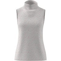 adidas Womens Ultimate365+ Butterspun Floral Golf Mock, White