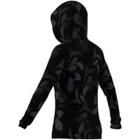 adidas Womens Ultimate365+ Cool Printed Golf Hoodie, Black