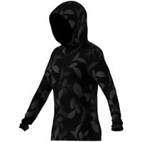 adidas Womens Ultimate365+ Cool Printed Golf Hoodie, Black