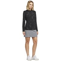 adidas Womens Ultimate365+ Cool Printed Golf Hoodie, Black