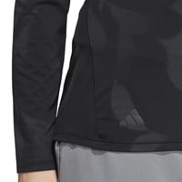 adidas Womens Ultimate365+ Cool Printed Golf Hoodie, Black