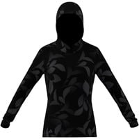 adidas Womens Ultimate365+ Cool Printed Golf Hoodie, Black
