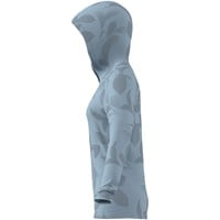 adidas Womens Ultimate365+ Cool Printed Golf Hoodie, Light Blue