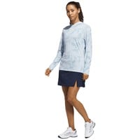 adidas Womens Ultimate365+ Cool Printed Golf Hoodie, Light Blue