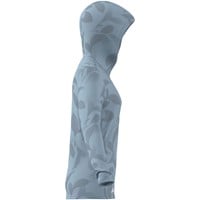 adidas Womens Ultimate365+ Cool Printed Golf Hoodie, Light Blue