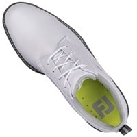 FootJoy Mens Vanguard Golf Shoes, White/Grey