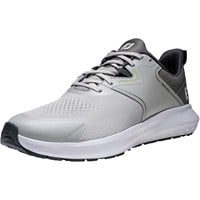 FootJoy Mens Qmotion Golf Shoes, Grey/Grey