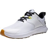 FootJoy Mens Qmotion Golf Shoes, White/Black